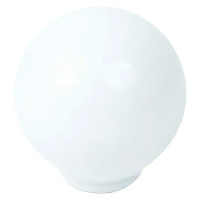 Nesu Pomo para muebles 626 - Tipo de tirador del mueble: Botón, Ø x Al: 34 x 34 mm, Plástico, Blanco, Brillante - Pantalla esférica de vidrio opalino para una iluminación suave. Ideal para añadir un toque de elegancia a cualquier estancia.