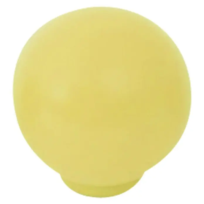 Nesu Pomo para muebles 626 - Tipo de tirador del mueble: Botón, Ø x Al: 29 x 29 mm, Plástico, Verde, Mate - Pomo de cambio amarillo. El pomo de cambio redondo es un accesorio llamativo para cualquier coche.