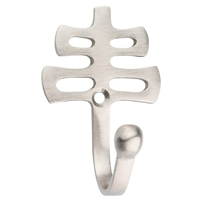 Inofix Gancho para colgar 3750 (An x Al: 4,1 x 6,6 cm, Latón, Niquelado)