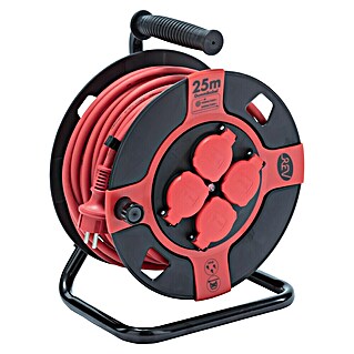 Kabelski boben (Plastika, 25 m, H07RN-F, IP44, Vtič Schuko)