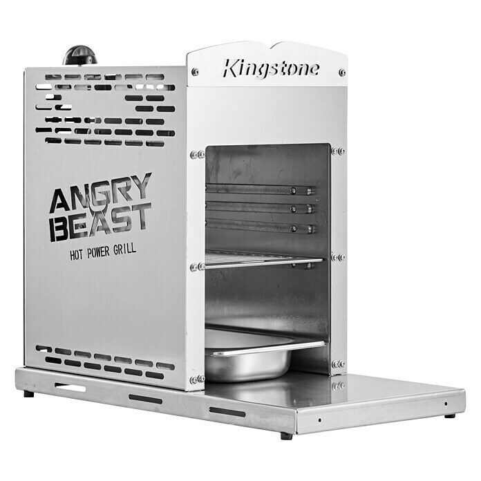 Kingstone Angry Beast Gasgrill IIAnzahl Brenner: 1, Hauptgrillfläche: 25 x 17,5 cm Right Side View