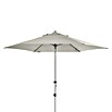 Doppler Expert Kurbelschirm Auto Tilt (Hellgrau, Durchmesser: 320 cm)