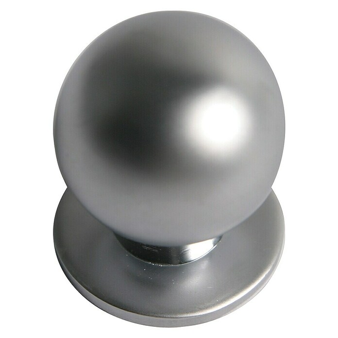 Nesu Pomo para muebles 24517 (Ø x Al: 23 x 27 mm, Acero, Cromo, Mate)