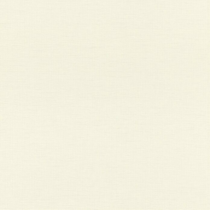 Rasch Bambino Vliestapete (Creme/Weiß, Uni, 10,05 x 0,53 m)