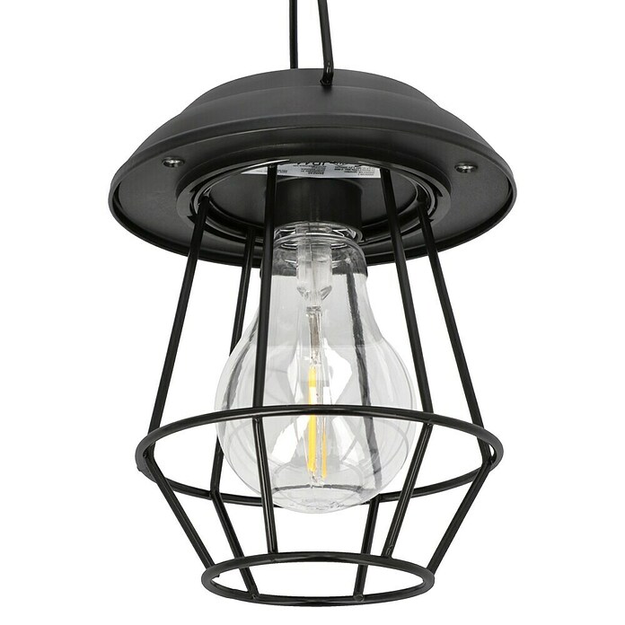 BAUHAUS Solar-Erdspieß Laterne (0,06 W, L x B x H: 12 x 12 x 78 cm, Schwarz, IP44, 7,2 lm) | BAUHAUS
