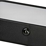 Lavida Solar-Außenwandleuchte (5 W, L x B x H: 25 x 12 x 6,5 cm, Schwarz, IP54, 500 lm) | BAUHAUS