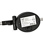 BAUHAUS Solar-Dekoleuchte Mond (0,12 W, L x B x H: 8,5 x 6 x 82 cm, Schwarz, IP44) | BAUHAUS
