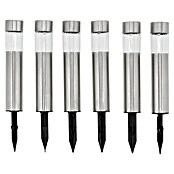 BAUHAUS Set solarnih svjetiljki Mini  (D x Š x V: 4,7 mm x 4,7 cm x 33,5 mm, Srebrna, IP44) | BAUHAUS