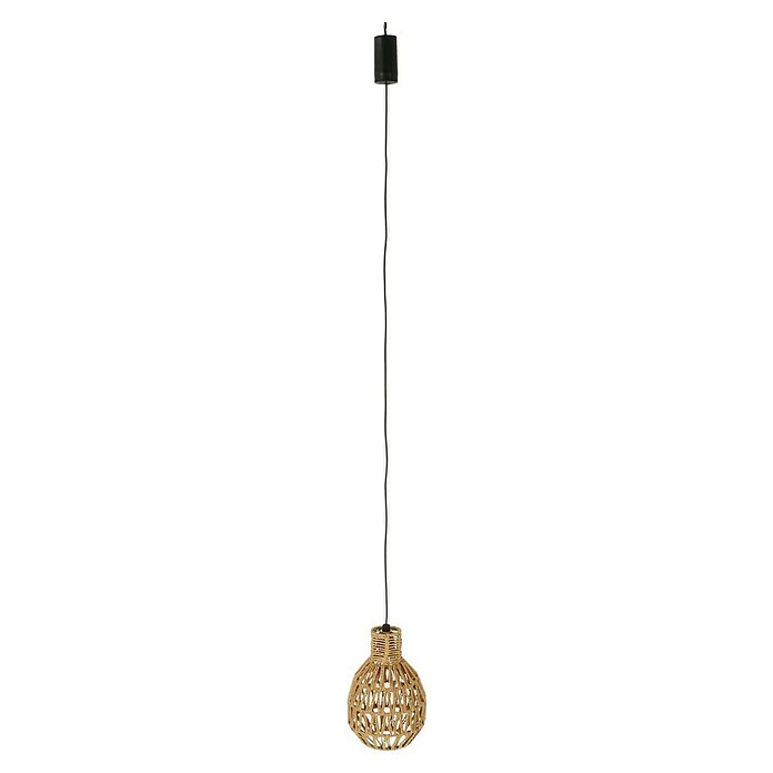 Starlux Viseča svetilka Rattan  (Š x Do: 14,5 x 21,5 cm, Rjava, IP44) | Solarne svetilke | Zunanja svetila | Elektro in svetila | Izdelki | BAUHAUS