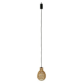 Starlux Hangende lamp Rotan (b x l: 14,5 x 21,5 cm, Bruin, IP44)