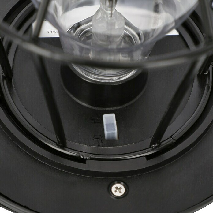 BAUHAUS Solar-Erdspieß Laterne (0,06 W, L x B x H: 12 x 12 x 78 cm, Schwarz, IP44, 7,2 lm) | BAUHAUS