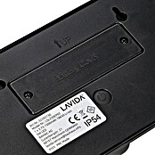 Lavida Solar-Außenwandleuchte (5 W, L x B x H: 25 x 12 x 6,5 cm, Schwarz, IP54, 500 lm) | BAUHAUS