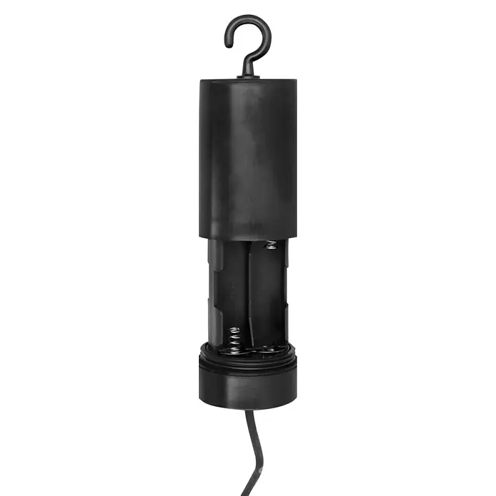 Starlux Hängelampe Rattan - B x L: 14,5 x 21,5 cm, Braun, IP44 - Diese Hängelampe in Schwarz ist batteriebetrieben und hat eine integrierte Aufhängung. Ideal für Campingausflüge und Notfälle.
