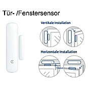 Clarer Fenster- & Türsensor S03 (Passend für: Clarer Alarmanlage C3, Reichweite ca.: 100 m, Funk)