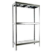Simonrack Simontaller Estantería para cargas pesadas Simonforte Metal (L x An x Al: 90 x 240 x 200 cm, Capacidad de carga: 400 kg/balda, Número de baldas: 3 ud.)