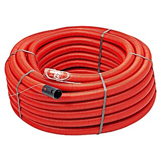 Flexibele buis met trekdraad 50mm Rood (Buislengte: 50 m, 50 mm, Rood)