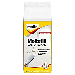 Molto Spachtelpulver Moltofill Das Original (Weiß, 5 kg)