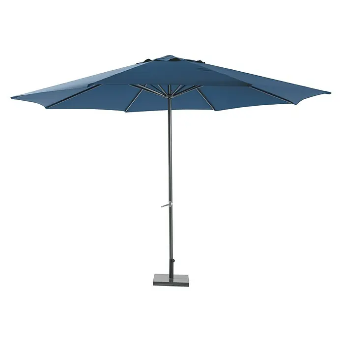 Sunfun Marktschirm Trentino II - Blau, Durchmesser Bespannung: 400 cm - Dieser blaue Sonnenschirm ist ein Hingucker. Der Schirm ist ideal für den Garten oder die Terrasse und bietet Schutz vor der Sonne.