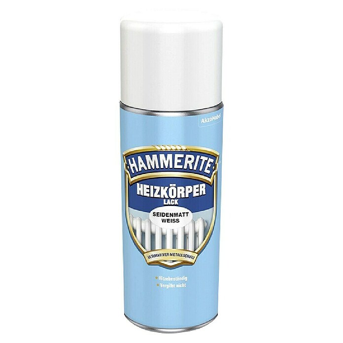 Hammerite Heizkörperlack (Weiß, 400 ml, Seidenmatt)