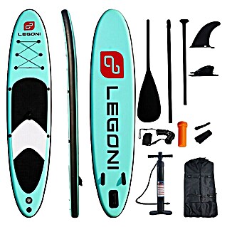 SUP-daska Legoni Wave (D x Š x V: 366 x 81 x 15 cm, Nosivost: 230 kg, Napuhljivo)