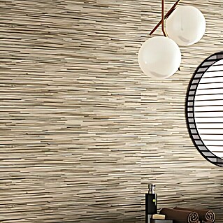 Wandfliese Layers Dekor (30 x 90 cm, Beige, Matt)