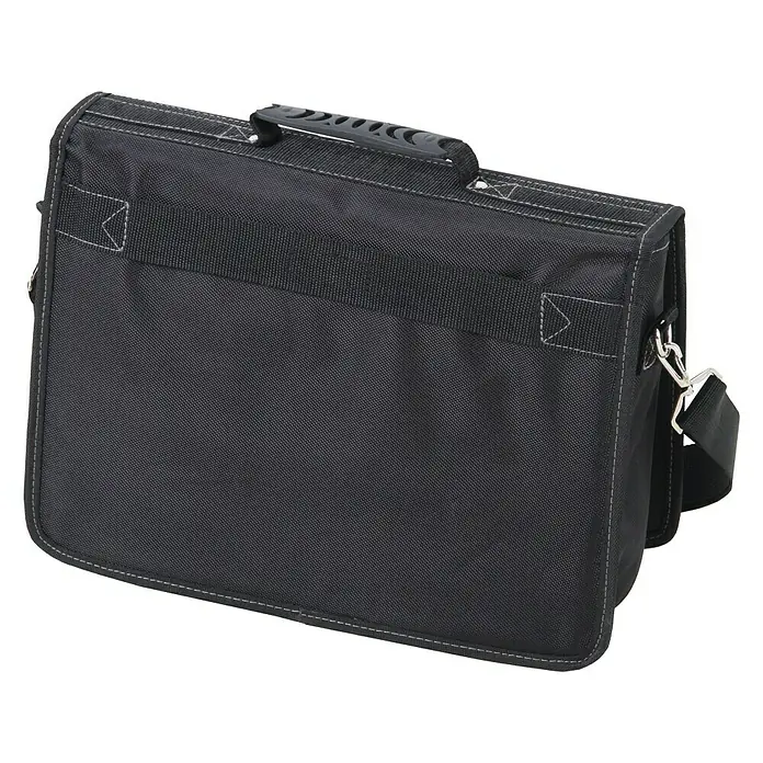 Hepco & Becker Werkzeugtasche Polytex 5851 Technikertasche - L x B x H: 100 x 390 x 300 mm, Polyester - Schwarze Umhängetasche mit Tragegriff und Schultergurt für den Transport von Dokumenten und Arbeitsutensilien. Praktisch und robust.