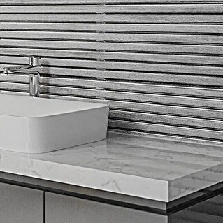 Wandfliese Spa Perla Dekor (30 x 90 cm, Grau, Matt)