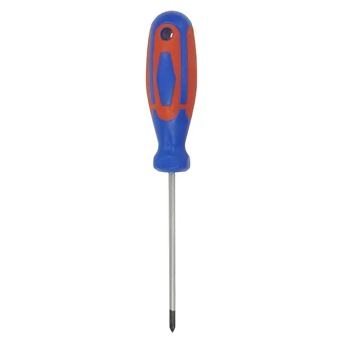 Connex Destornillador CPT353000 - PH 0 - Destornillador con mango azul y rojo y punta de cruz para diversas tareas de atornillado. Una herramienta esencial para aficionados y profesionales.