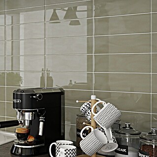 Modern Style Wandfliese Emotion Bege 550 (9,8 x 29,8 cm, Beige, Glänzend)