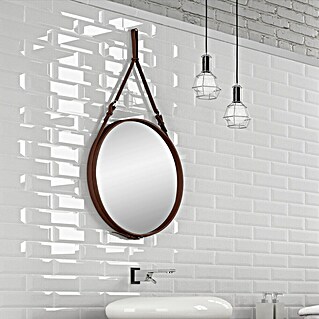 Modern Style Wandfliese Manhattan Biselado Blanco (7,5 x 15 cm, Weiß, Glänzend)