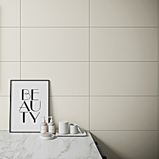 Ambiente by Palazzo Wandfliese Soft Sand (30 x 60 cm, Creme, Matt)