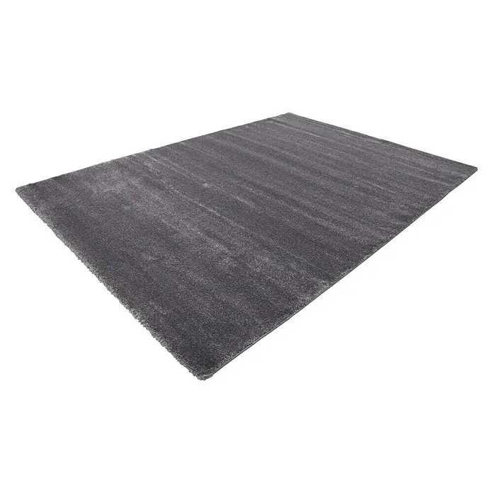 Kurzflorteppich Softtouch - Grau, 290 x 200 cm, 100 % Polypropylen (Flor) - Ein grauer Teppich mit einer dezenten Textur, der eine gemütliche und moderne Atmosphäre schafft. Ideal für Wohn- oder Schlafzimmer.