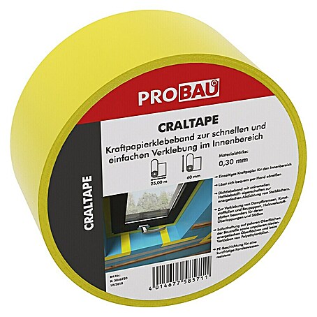 Probau Klebeband Craltape (40 m x 60 mm)