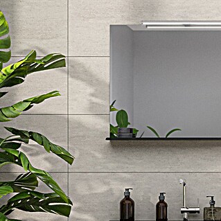 Wandfliese Palmeto Base Gris (30 x 90 cm, Grau, Matt)