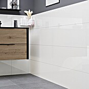 Ambiente by Palazzo Wandfliese Snowwhite (30 x 90 cm, Weiß, Glänzend) | BAUHAUS