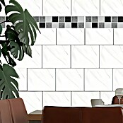 Wandfliese Mia Marbly (20 x 25 cm, Weiß/Grau, Glänzend) | BAUHAUS
