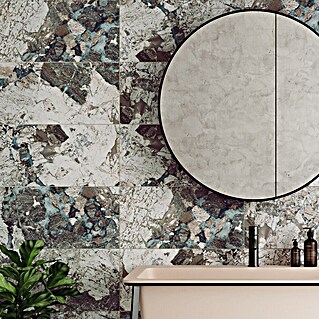 Domicil Wandfliese Stone Art Landscape (30 x 60 cm, Blau/Grau/Beige, Glänzend)