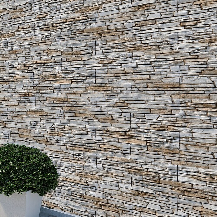 Stegu Verblendstein-Ecke Porto (33,5 cm x 20 cm x 19 mm, Beige, Steinoptik) | BAUHAUS