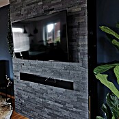 Verblendstein Nature (10 x 40 cm, Schwarz, Natursteinoptik) | BAUHAUS