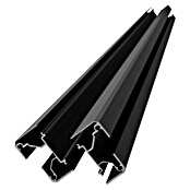 Dioco Smartwall Poste de pared para valla (2 ud., Altura: 100 cm, Específico para: Fijar en muros o paredes, Antracita) | BAUHAUS