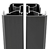 Dioco Smartwall Poste de pared para valla (2 ud., Altura: 100 cm, Específico para: Fijar en muros o paredes, Antracita) | BAUHAUS