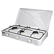 EDM Hornillo de gas (Número de quemadores: 3 ud., 37 x 60 x 10 cm, 4,45 kW) | BAUHAUS