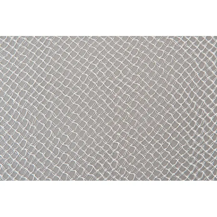 Windhager Insektenschutz-Netz - L x B: 5 x 2 m, Weiß - Ein detailliertes Bild von weißem Tüllnetzstoff, der sich ideal für Schleier, Dekorationen oder zarte Kleidungsstücke eignet. Die feine Webart sorgt für Eleganz.