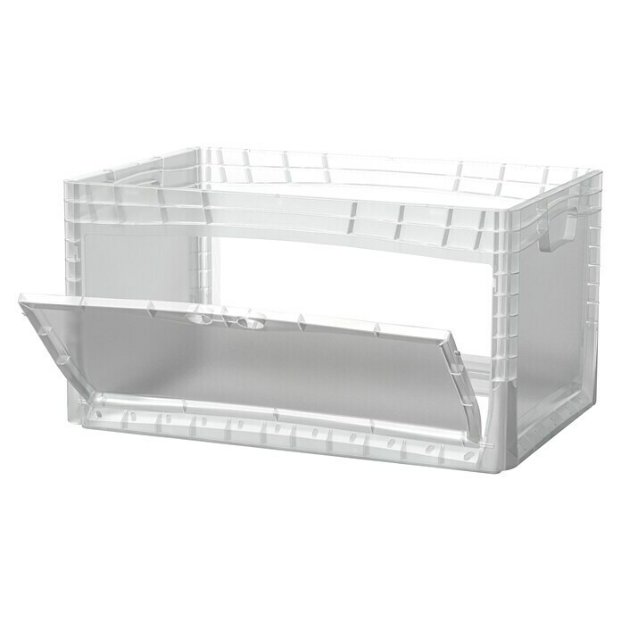 Surplus Systems Eurobox DoorL x B x H: 60 x 40 x 32 cm, Klappe, Kunststoff, Transparent Left Side View