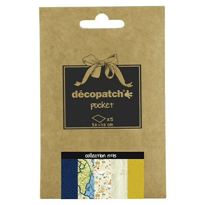 Décopatch Papel decorativo Pocket N15 (40 x 30 cm, Papel)