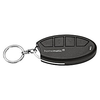 Homematic IP Funkfernbedienung Schlüsselanhänger HmIP-KRC4 (Schwarz, 14 x 38 x 75 mm)