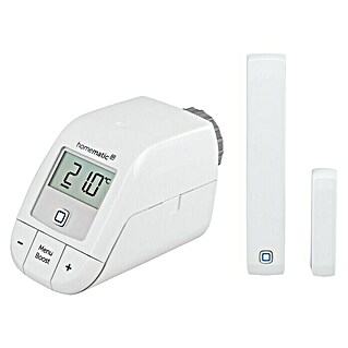 Homematic IP Starter-Set Heizen Easy Connect (1 x Heizkörperthermostat, 1 x Fenster- und Türkontakt, 1 x Adapter Danfoss RA, 1 x Stützring, 1 x Montagematerial, 4 x Batterien, 1 x Bedienungsanleitung)