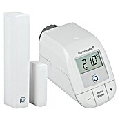 Homematic IP Starter-Set Heizung (1 x Heizkörperthermostat, 1 x Fenster- und Türkontakt, 1 x Adapter Danfoss RA, 1 x Stützring, 1 x Montagematerial, 4 x Batterien, 1 x Bedienungsanleitung)