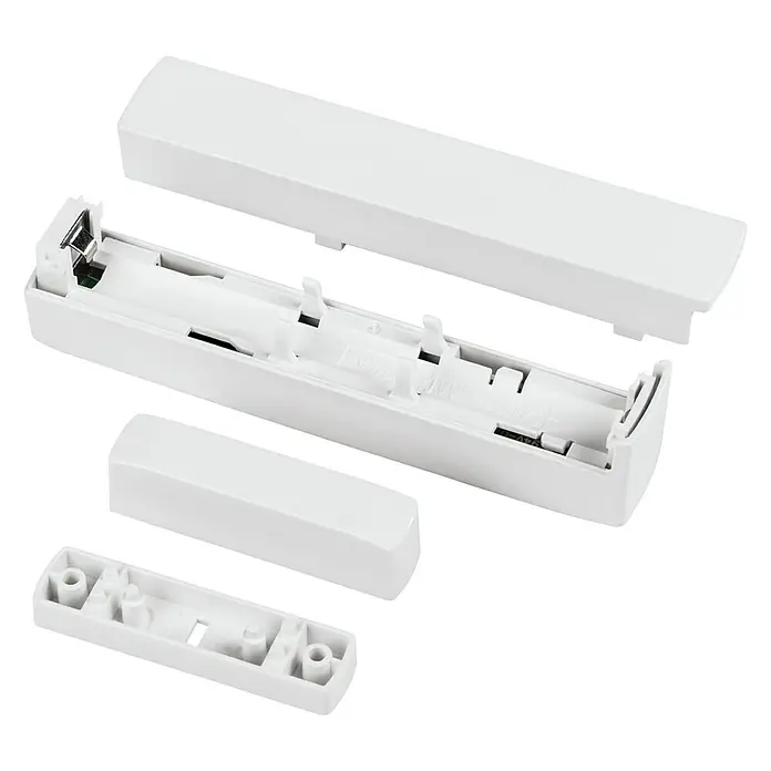 Homematic IP Starter-Set Heizen Easy Connect - 1 x Heizkörperthermostat, 1 x Fenster- und Türkontakt, 1 x Adapter Danfoss RA, 1 x Stützring, 1 x Montagematerial, 4 x Batterien, 1 x Bedienungsanleitung - Weißer Fenster- oder Türkontaktsensor in Einzelteilen, geeignet für Alarmanlagen oder Smart-Home-Systeme.