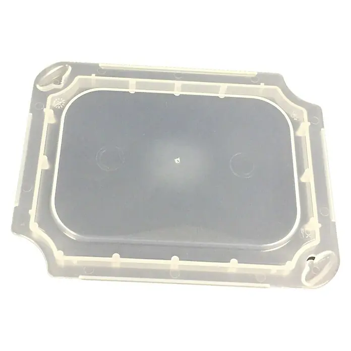 Surplus Systems Deckel 1/8 - Passend für: Surplus Systems Boxen-Einsatz, L x B x H: 179 x 139 x 15 mm, Transparent - Transparenter Behälterdeckel mit abgerundeten Ecken und erhöhten Rändern. Ideal zum Abdecken von Lebensmitteln.